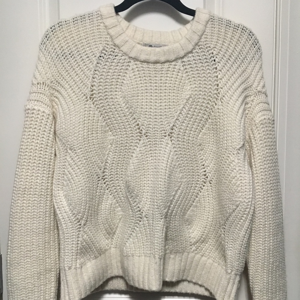 NWOT Madewell Cream Sweater Small